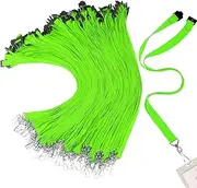 Patelai Breakaway Lanyards with J Hook Bulk Flat Lanyards for ID Badges Neck Badge Lanyard Card Nametag Holder Neck Straps