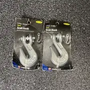 Peerless 1/4” Heavy Duty Zinc Clevis Grab Hook, Up To 2,000lbs
