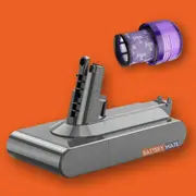 Replacement Battery + Filter for Dyson V11 Cordless Vacuum Cleaner (Screw-in Type)