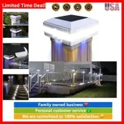 Solar Post Lights Outdoor, Fence Post Solar Lights 52 LEDs 160 LM IP65 Waterp...