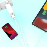 Laser MFi Lightning Cable 2 Pack White 2M