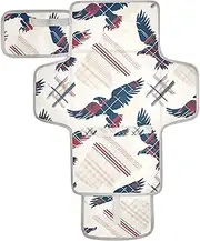 Reusable Diaper Changing pad with Tissue Pocket Waterproof Changing pad Infant Travel Station Kit