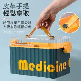 【創意造型！雙層收納】 貨櫃造型醫藥箱 家庭醫藥箱 醫藥箱 醫療箱 藥盒 急救箱 置物箱 藥品收納 箱 醫療箱 收納箱