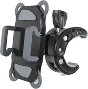 Crescendo CR-30 SlimClip Mic/Phone Holder, Pole iPhone Clamp Mount, Microphone, Music, or Drum Stand - for iPhone, Samsung Galaxy or Note, Pixel, Any Smartphone