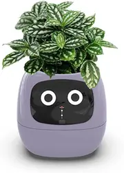 Intelligent Flower Pot, Electronic Bud, Maintenance Plant Assistant, Fun Interactive Flower Pot, Indoor Green Planting Monitoring, LCD Screen Display,