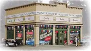 Cornerstone Walthers Trainline HO Scale Wallschlager Motors Building, 8