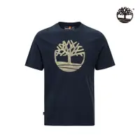 在飛比找ETMall東森購物網優惠-Timberland 男款深寶石藍迷彩短袖T恤|A2Q5Q4