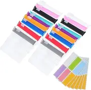 Ipetboom 27 Pcs Pill Bag with Labels Zip Pouches for Organizing Pills Jewelry and Small Items Portable Storage for Travel and Daily Use