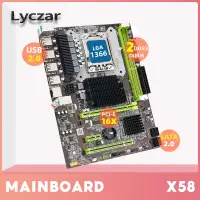 在飛比找蝦皮購物優惠-X58 LGA 1366 主板 LGA1366 支持 REG