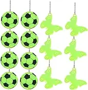 BESPORTBLE 1 Set Reflective Backpack Ornaments Mini Keychain Decor Butterfly Soccer Hanging Bag Pendants Accessories for Walking Riding and Gifting