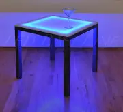 22" LED SIDE TABLE Lighted COLOR CHANGING MODERN