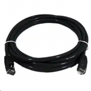 8Ware PL6A-3BLK Cat6A UTP Snagless Ethernet Cable - 3m - Black [PL6A-3BLK]