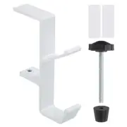 Handbag Hanger Desk Hook Desk Mount Bag Holder, White