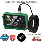 Dual Lens Industrial Endoscope 1080P Digital Borescope IP67 Waterproof Camera