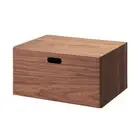 Muji stacking chest 37cm x 28cm x 18.5cm 1 Drawers Walnut New