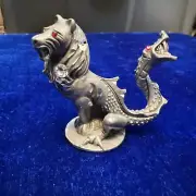 Fine Pewter Chimera by Lamb 1984 2”T x 2”L x 1-1/4”D