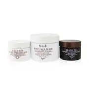 Fresh Face Mask Set: 1x Rose Face Mask - 100ml/3.3oz + 1x Black Tea Firming Overnight Mask - 30ml/1oz + 1x Black Tea Instant Perfecting Mask - 30ml/1oz 3pcs 3pcs