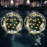 Cordless Solar Pool Lights - 14-Inch Floating Glow Balls for Outdoor Elegance