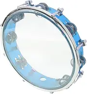 JOINPAYA Percussion Hand Drum Kids Music Instrument Tambourine Toy Handheld Drum Educational Hand Bell for Kids