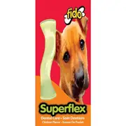 Superflex Nylon Dog Bone - Chicken Flavoured - Mid - 13cm - Fido
