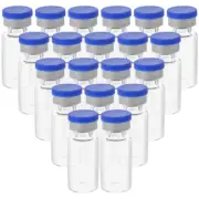 20 Pcs Glass Bottle Clear Liquid Medicine Sampling Vials Mini Bottles