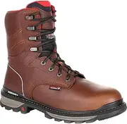 [ROCKY] Mens Rams Horn Waterproof 800G Insulated Composite Toe Work/Duty - Brown