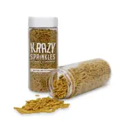 Gold Pearl Jimmy Bits Sprinkles | Krazy Sprinkles by Bakell®