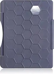 [SPECTRASHELL] Water Resistant Passport Case, Thin and Strong Cover for Travel and Daily Protection, Carbide Gray, One_Size, Travel Wallet