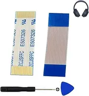 KUBOJSDLZ Flexible Flat Cable, 2Pcs 14 Pins FPC FFC Flexible Ribbon Cable for Sony WH-1000XM4, WH-1000XM3 Wireless Bluetooth Noise Canceling Over-Ear Headphones Charging Port Connectors