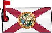 Florida State Flag Print Winter Decor Mailbox Cover Letter Post Box Cover Decoration Home Outdoor Garden Yard Decor