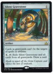 MTG Magic - RIVALS OF IXALAN - Silent Gravestone