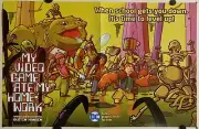 My Video Game Ate My Homework DC Folded Promo Poster (17"x11") New! [FP181]
