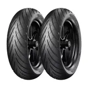 TYRE PAIR METZELER 120/70-14 55S + 140/60-13 63P ROADTEC SCOOTER