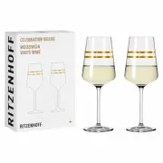 Ritzenhoff white wine glass set of 2 Celebration Deluxe 001