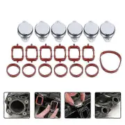 6x 33mm Diesel Swirl Flap Blanks Bungs Intake Gaskets Kit for BMW 320d 330d 520d 525d 530d 730d