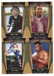 2015 GOODWIN CHAMPIONS COMPLETE 100-CARD BASE SET MICHAEL JORDAN, TONY HAWK