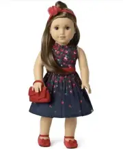 American Girl Janie And Jack Wrapped in Roses Party Dress 18” NEW IN SEALED BOX