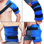 Large Gel Ice Pack & Wrap for Injuries Reusable, Hot Cold Therapy Ice Pack