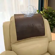 Non Slip Headrest Cover for Furniture Slipcovers,100% Waterproof Faux Leather Headrest Protector for Recline Chair Vinyl Head Protector for Sofa,Theater Seat C
