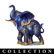 Blake Jensen Elephants Of Africa Figurines With Crystals