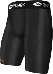 Shock Doctor Core Compression Shorts with Athletic Cup Pocket Size L