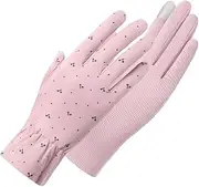 [LEIXIUSM] Summer Sun Protection Gloves for Women's Cotton Cycling Sun Protection Gloves