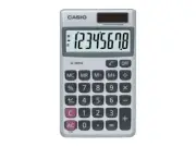Casio Basic Solar Powered Calculator SL-300SV with 8-Digit Display, White
