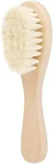 New Baby Hair Brush Comb Wooden Handle Newborn Baby Hairbrush Infant Comb Soft Wool Hair Scalp Massage