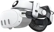 BOBOVR S3 Pro Battery Strap Accessories, Head air conditioning and 10000mah hot-swappable battery pack,Compatible with Meta Quest 3