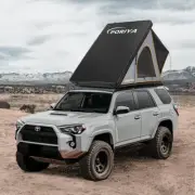 PORIYA Roof Top Tent Hardshell wi Ladder & Power Station Waterproof Camping AU