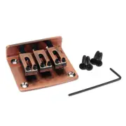 Cigar Box Guitar Parts 3-String Top Loading Hard-tail Adjustable Bridge Chrome