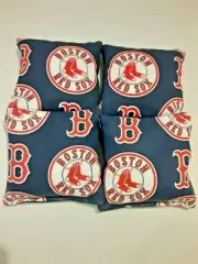 4 Cornhole Bag Set Corn Hole Boston Red Sox BL