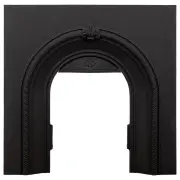 Surrey Cast Iron (w/ Hood) Fascia, Premium Black