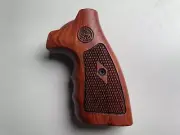 New Prduak Wood Target Grips for S&W, K/L SQUARE BUTT Revolver #diamond chec